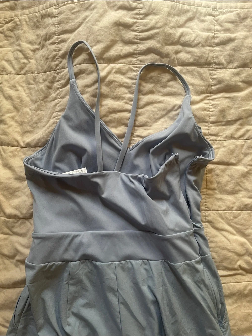 Blue Jumpsuit with Pockets - Picture 3 of 6